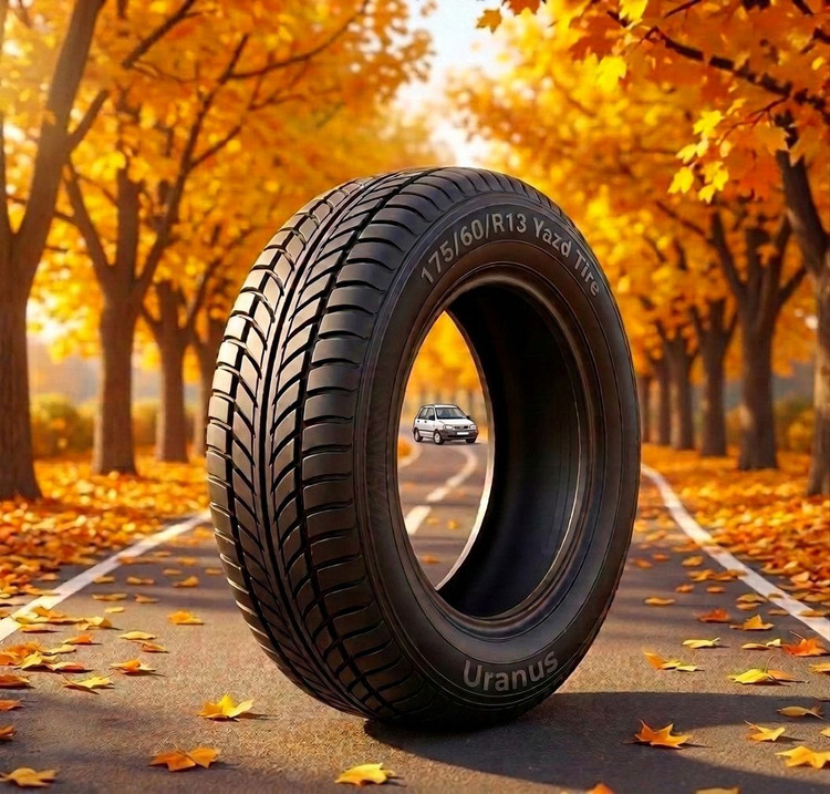 لاستیک 175/60R13 یزد تایر تاریخ 2026 (خرید یک جفت + دو عدد والف هدیه)