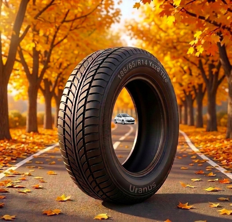لاستیک 185/65R14 یزد تایر تاریخ 2026 (خرید یک جفت + دو عدد والف هدیه)