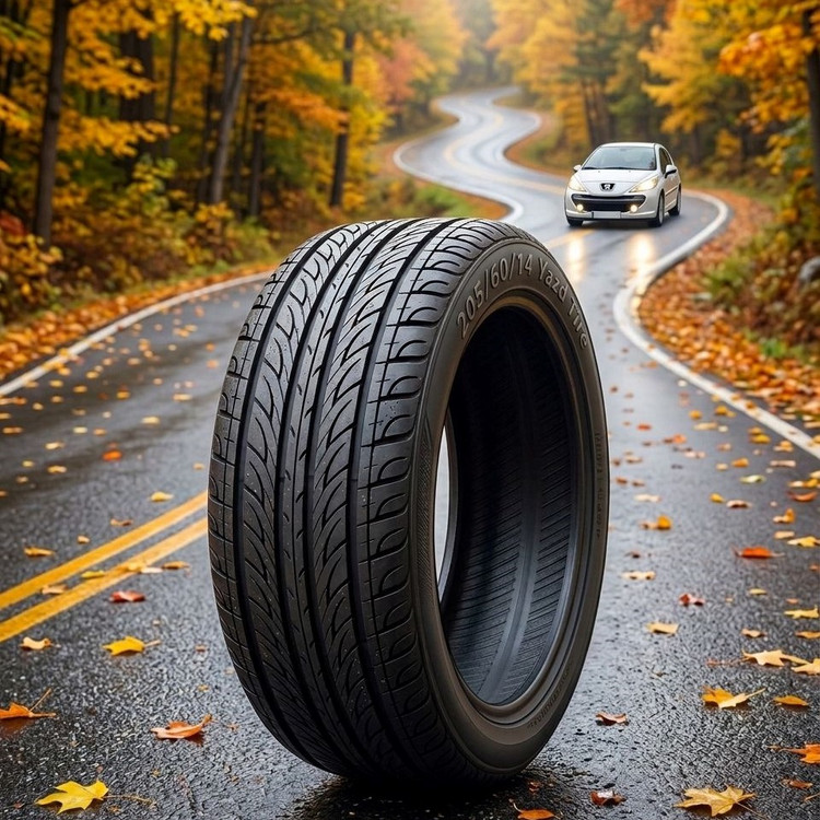 لاستیک 205/60R14یزد تایر تاریخ 2026 (خرید یک جفت + دو عدد والف هدیه)