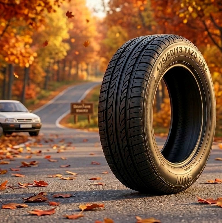 لاستیک 175/60R13 یزد تایر تاریخ 2026 (خرید یک جفت + دو عدد والف هدیه)