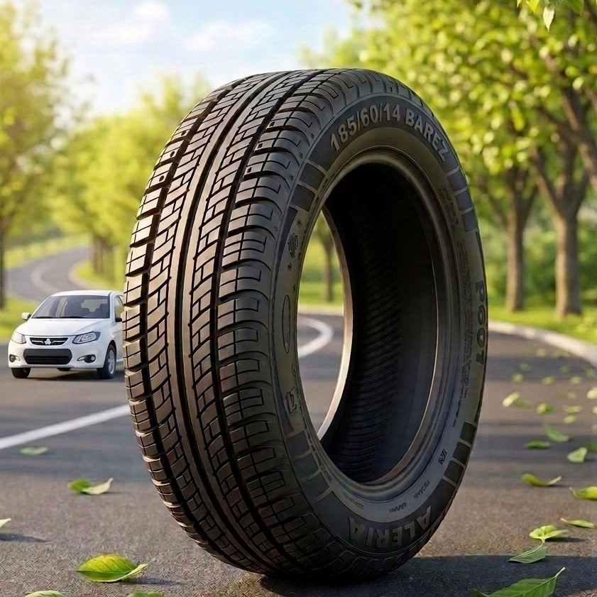 لاستیک 185/60R14 بارز  تایر تاریخ 2026 (خرید یک جفت + دو عدد والف هدیه)