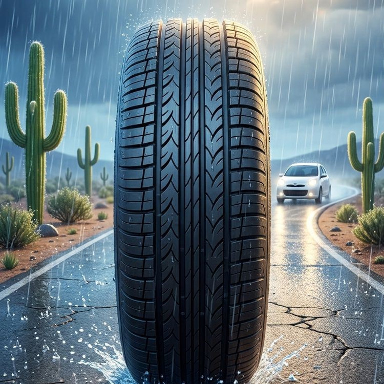 لاستیک 185/60R14 کویرتایر تاریخ 2026 (خرید یک جفت + دو عدد والف هدیه)