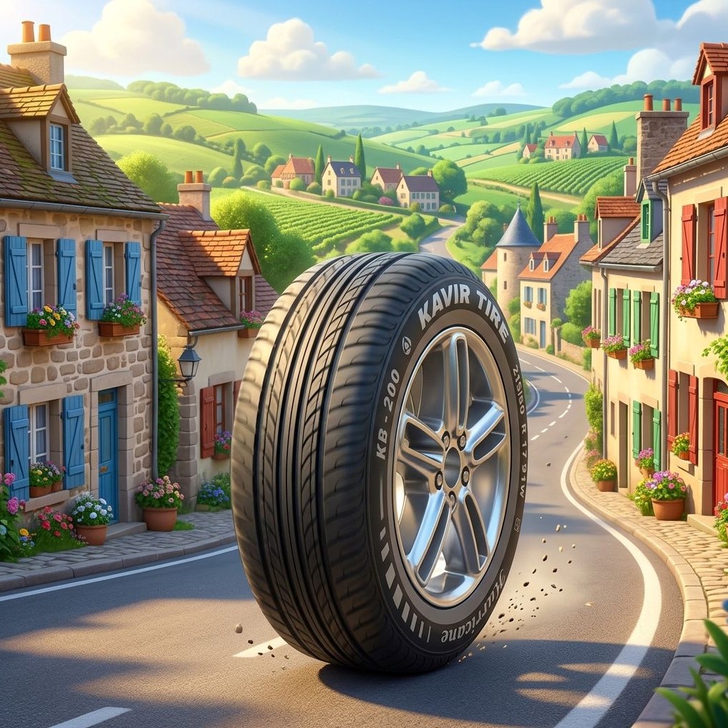 لاستیک 215/45R18 کویرتایر تاریخ 2026 (خرید یک جفت + دو عدد والف هدیه)