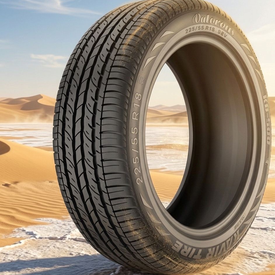 لاستیک 225/55R18 کویرتایر تاریخ 2026 (خرید یک جفت + دو عدد والف هدیه)