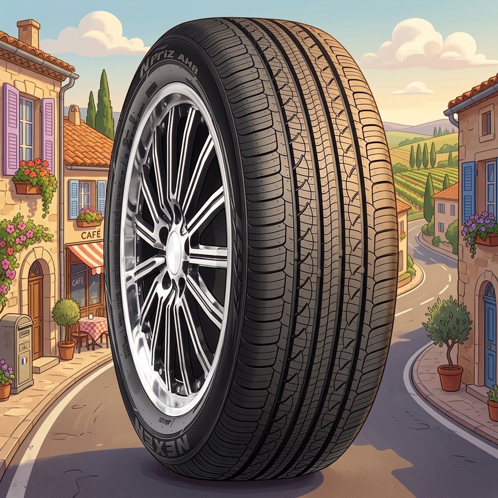 لاستیک 235/55R18 نکسن کره  تاریخ 2025 (خرید یک جفت + دو عدد والف هدیه)