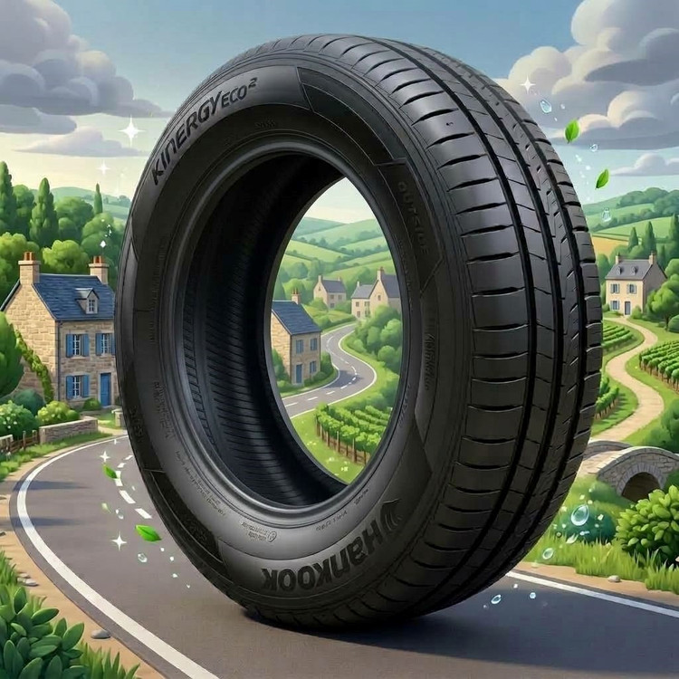 لاستیک 185/65R14 هانکوک کره تاریخ 2025 (خرید یک جفت + دو عدد والف هدیه)