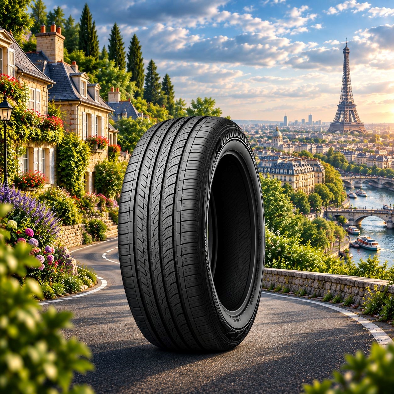 لاستیک 235/60R18 رودستون کره  تاریخ 2025 (خرید یک جفت + دو عدد والف هدیه)