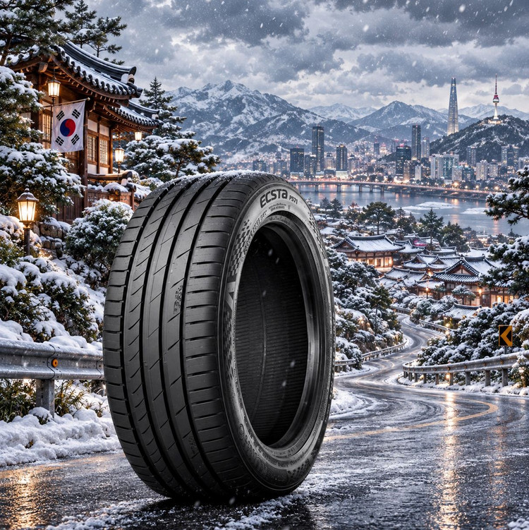 لاستیک 225/50R18 کومهو کره تاریخ 2025 (خرید یک جفت + دو عدد والف هدیه)